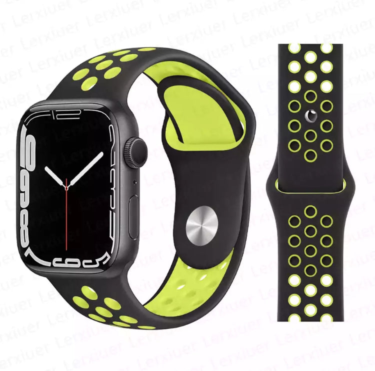 Signature Nike Apple Watch Silicone Sport Bands with Breathable Linings- for Selected Apple Watch 40mm Size - Super Savings Technologies Co.,LTD Signature Nike Apple Watch Silicone Sport Bands with Breathable Linings- for Selected Apple Watch 40mm Size - Super Savings Technologies Co.,LTD